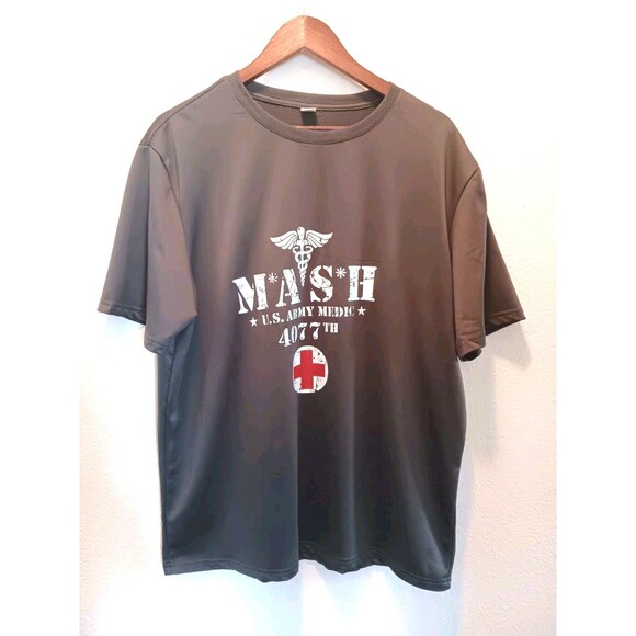 Unbranded Other - MASH 4077th U.S. Army Medic T-Shirt Mens XL Gray Graphic Tee TV Show Fan Gear